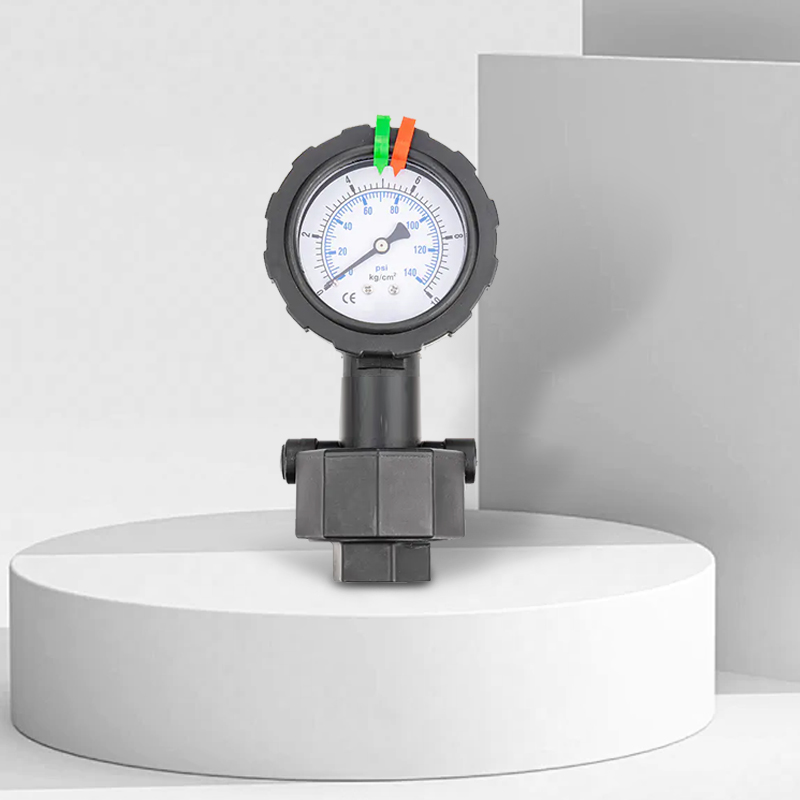 石油化学的PPダイアフラム圧力計